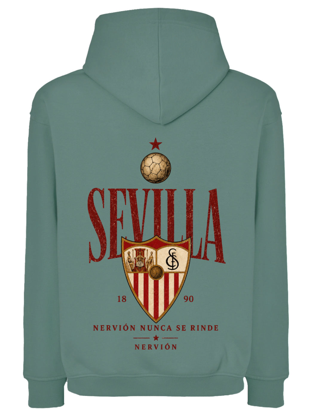 Sudadera sevilla capucha oversize
