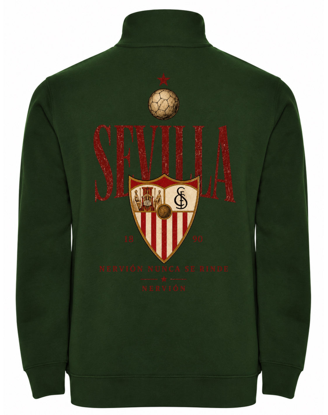 Sudadera sevilla media cremallera