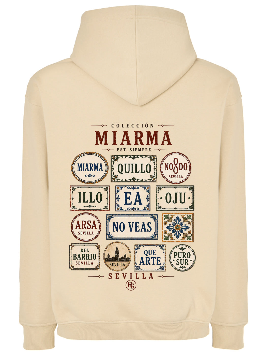 Sudadera capucha oversize miarma