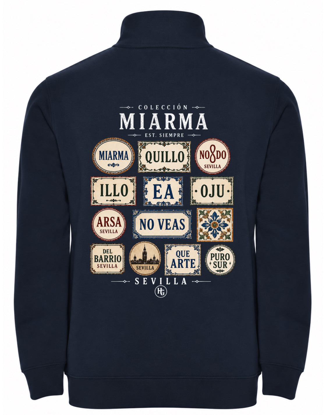 Sudadera miarma media cremallera
