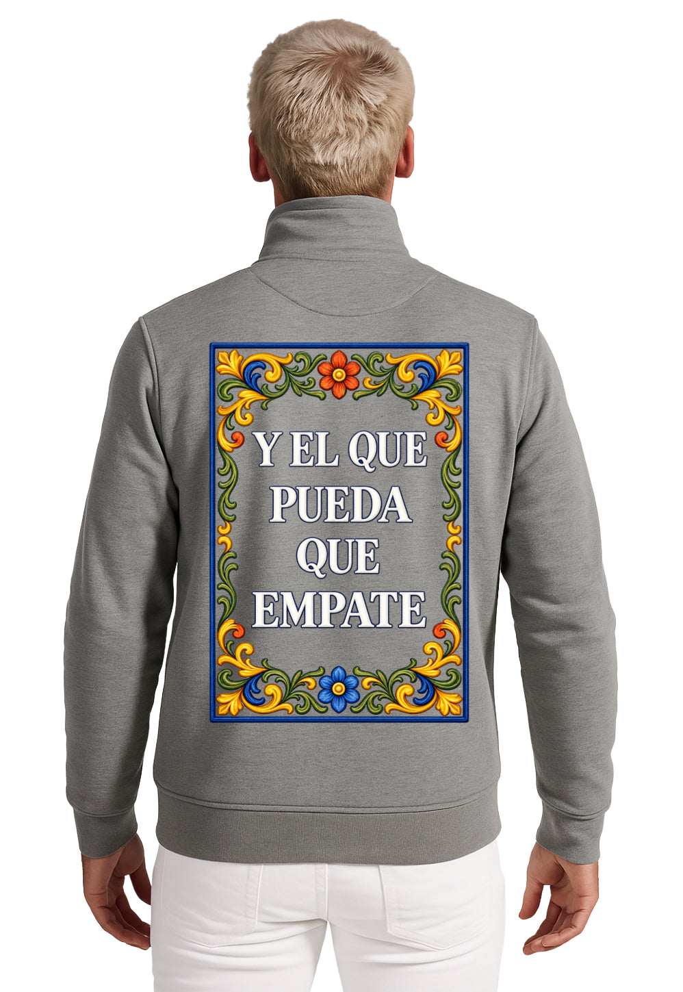 Sudadera media cremallera