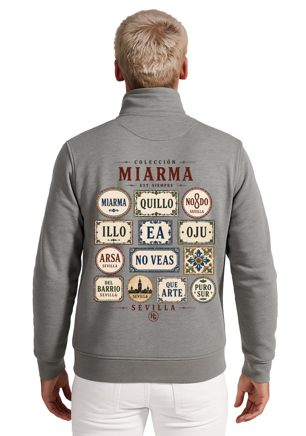 Sudadera miarma media cremallera