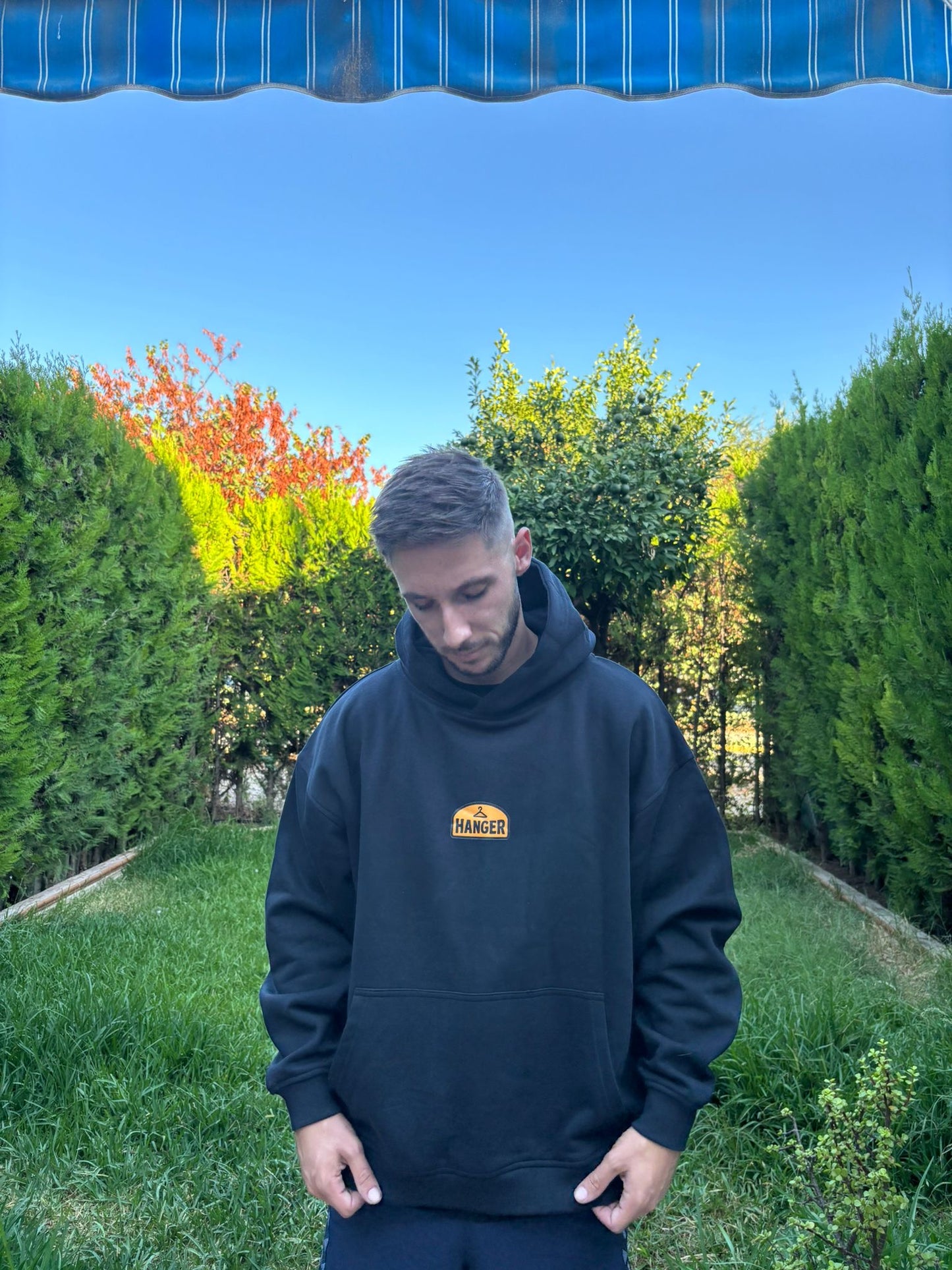 Sudadera oversize bordado