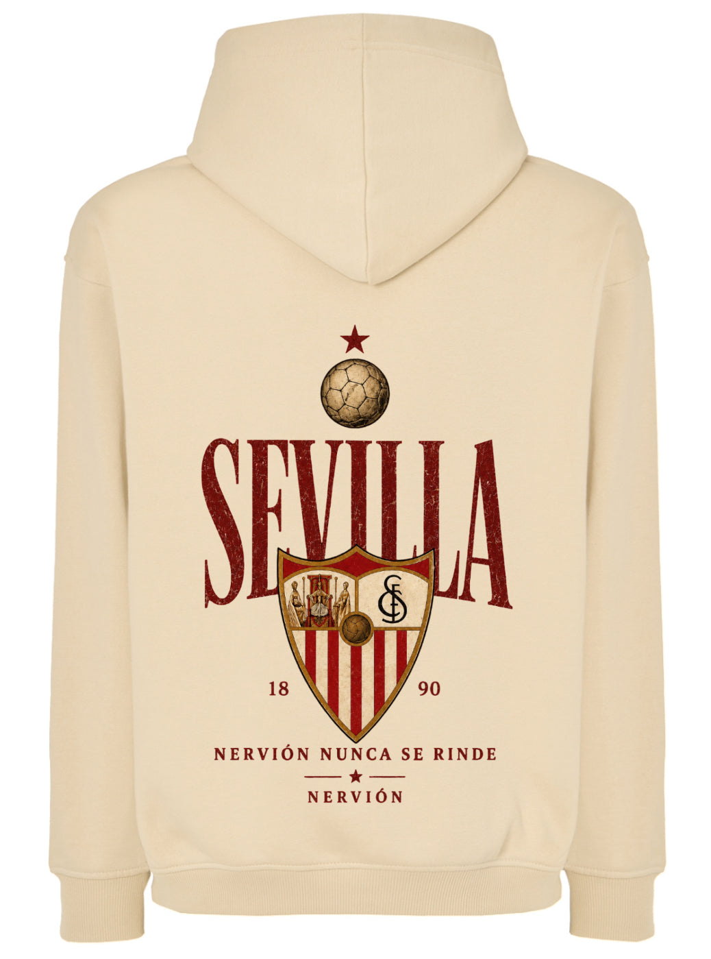 Sudadera sevilla capucha oversize