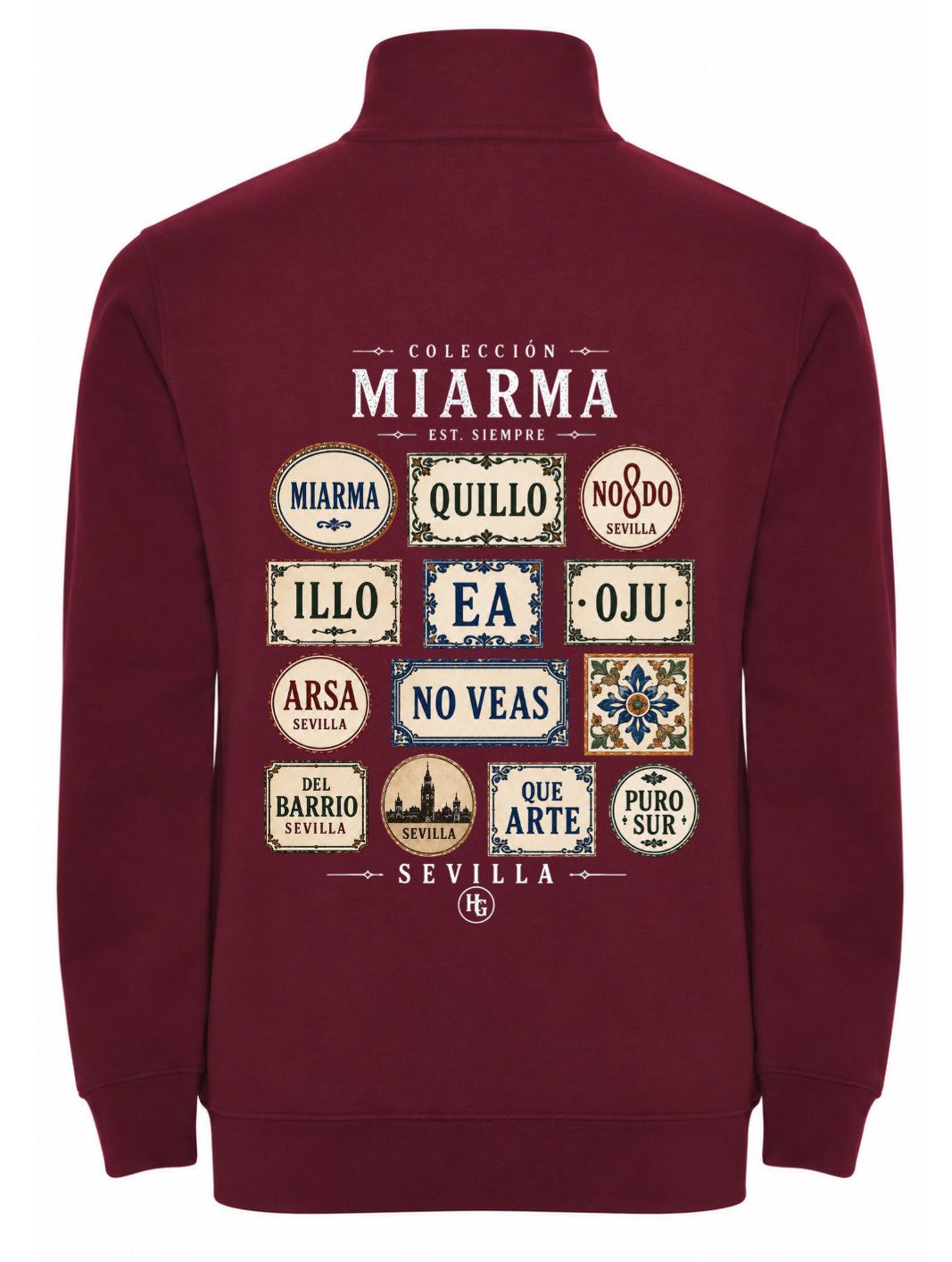 Sudadera miarma media cremallera