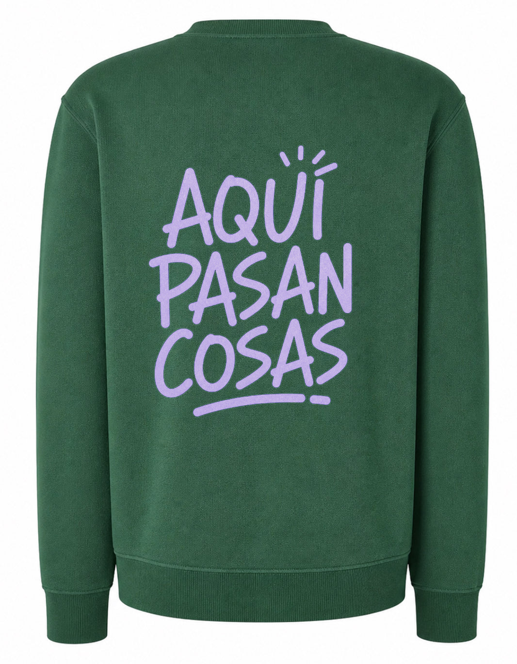 Sudadera “Aquí pasan cosas”