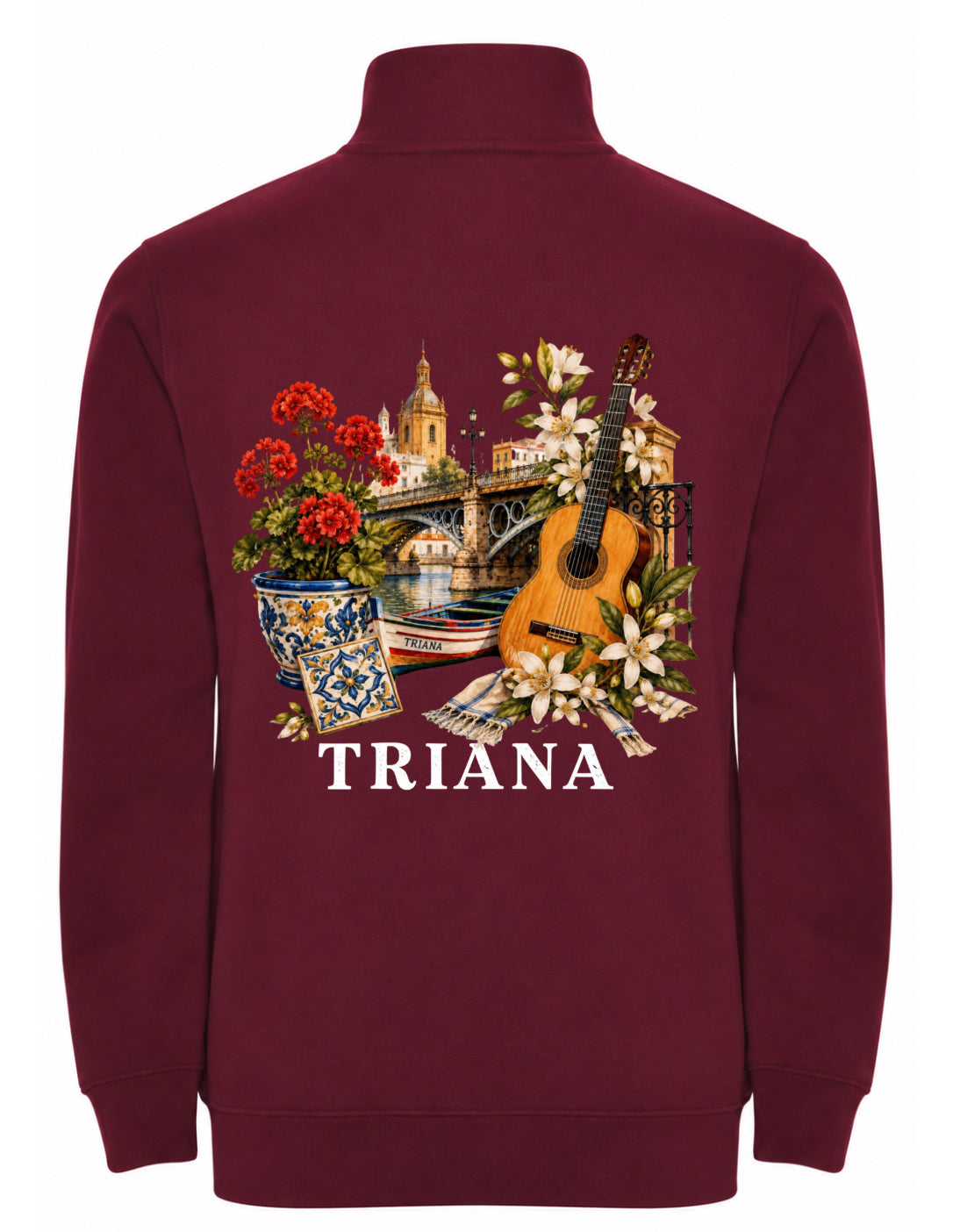 Sudadera media cremallera
