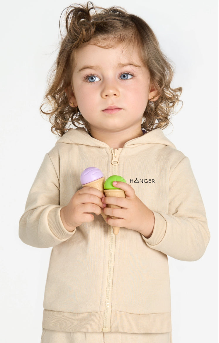 Sudadera capucha cremallera