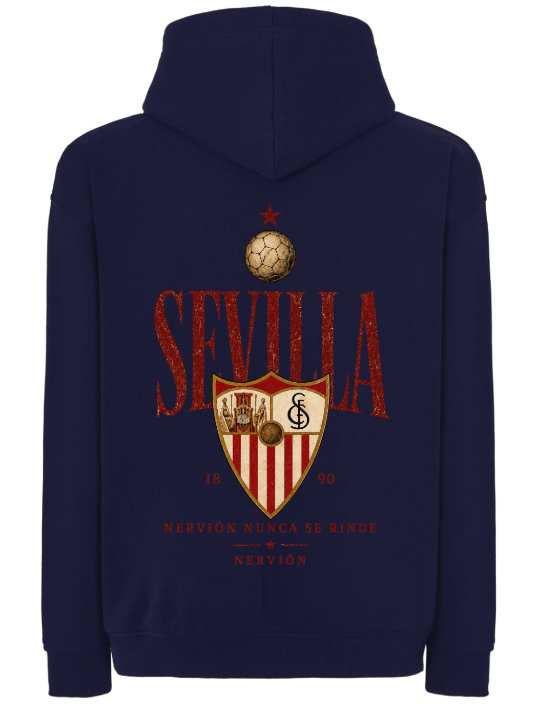 Sudadera sevilla capucha oversize