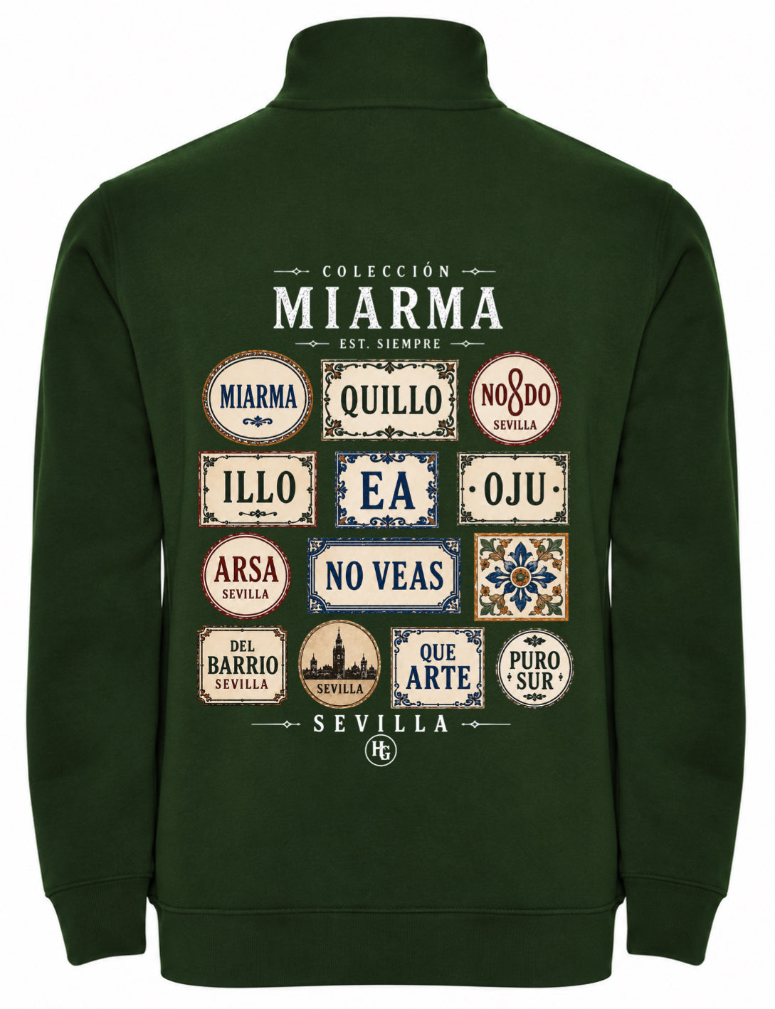 Sudadera miarma media cremallera
