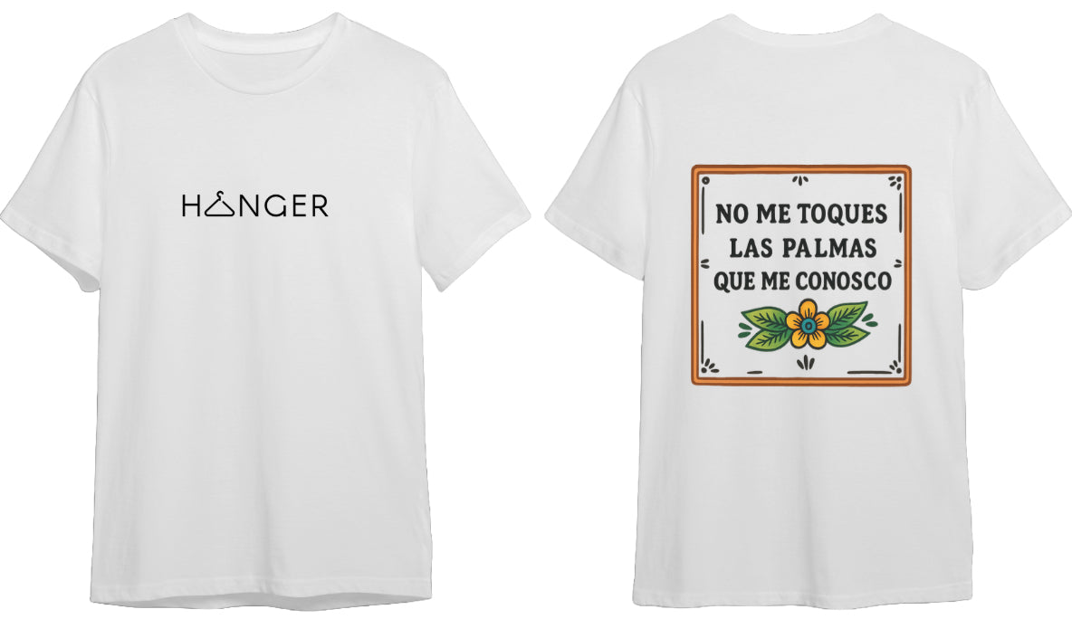 Camiseta - no me toques las palmas