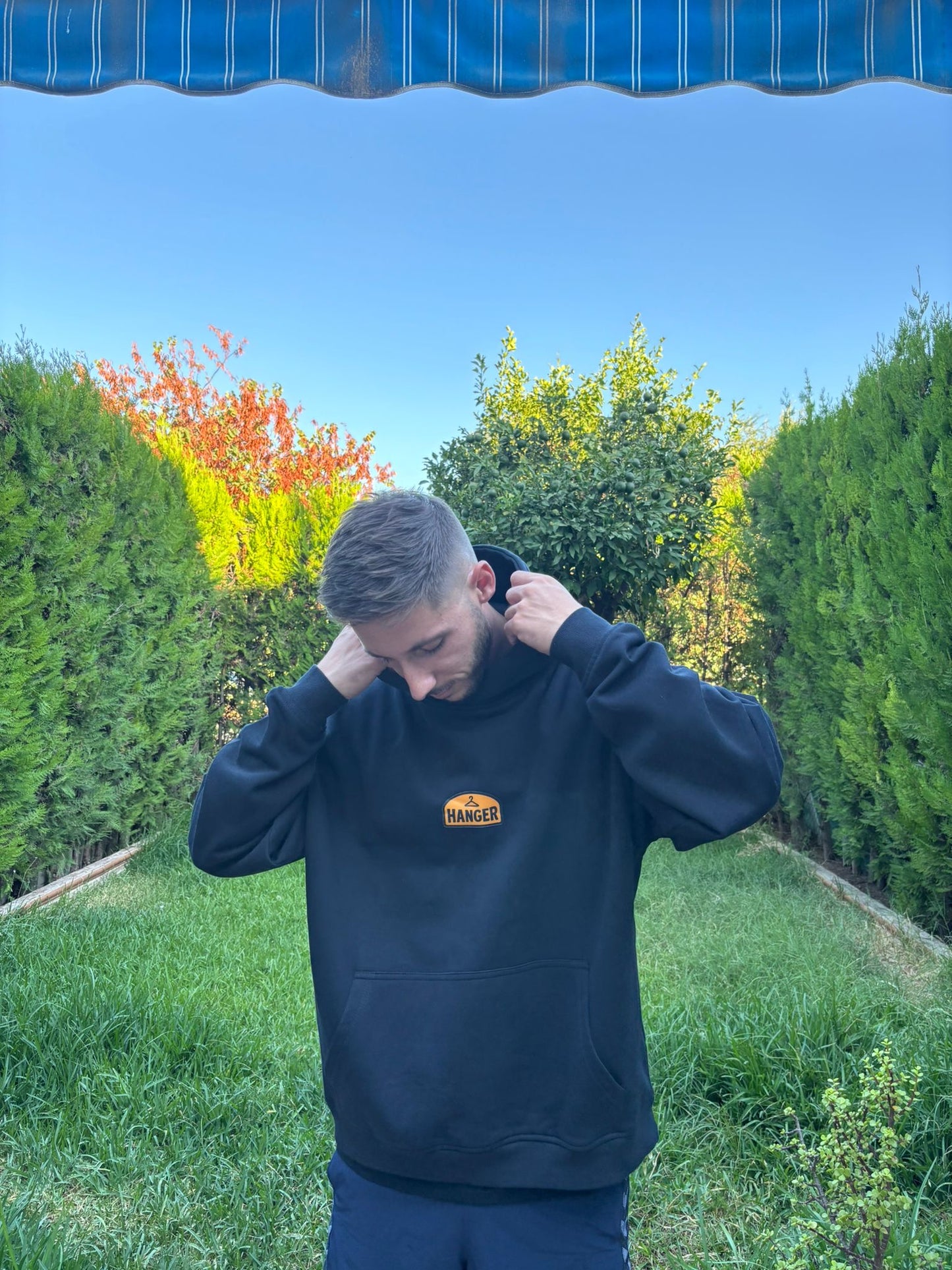 Sudadera oversize bordado