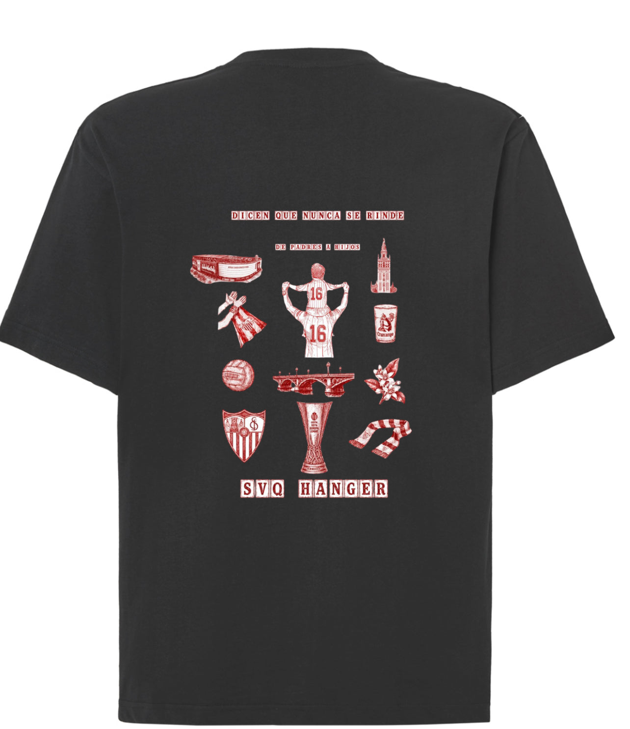 Camiseta Sevilla FC oversize / Regular