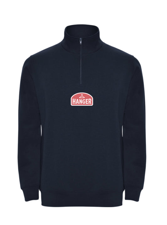 Sudadera hand-zip bordado