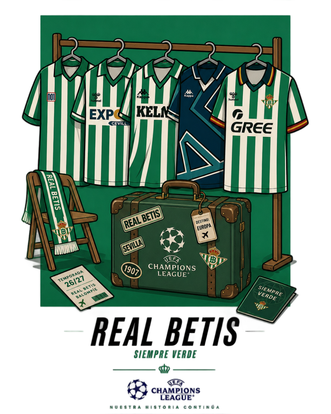 Nuevas camisetas Betis oversize / Regular
